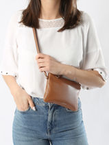 Sac Bandouli�re Tradition Cuir Etrier Marron tradition ETRA0141-vue-porte