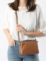 Sac Bandouli�re Tradition Cuir Etrier Marron tradition ETRA0143-vue-porte