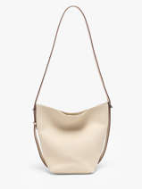 Sac Port� �paule Sac � Dos S Cavalier Cuir Etrier Beige cavalier ECLR126S