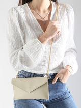 Pochette De Soir�e M Paddock Cuir Etrier Beige paddock TLOS1670-vue-porte