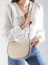 Sac Bandouli�re M Tradition Cuir Etrier Beige tradition ETRA102M-vue-porte