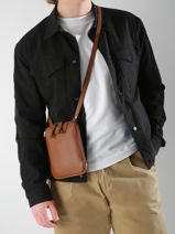 Sac Bandouli�re Flandres Cuir Etrier Marron flandres EFLA728S-vue-porte