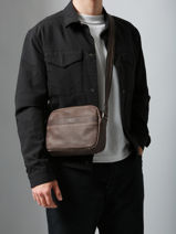 Sac Bandouli�re Spider Etrier Marron spider ESPI710M-vue-porte