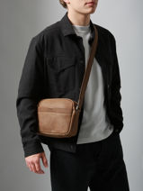 Sac Bandouli�re Spider Etrier Marron spider ESPI710M-vue-porte