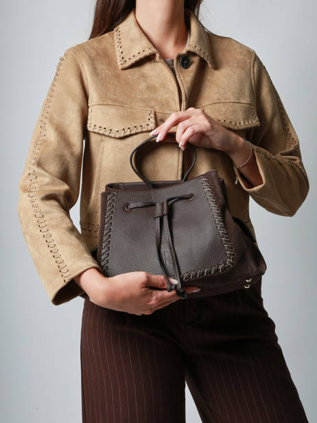 Sac Bandoulière Brumby Etrier Marron brumby EBRU148M vue secondaire 1